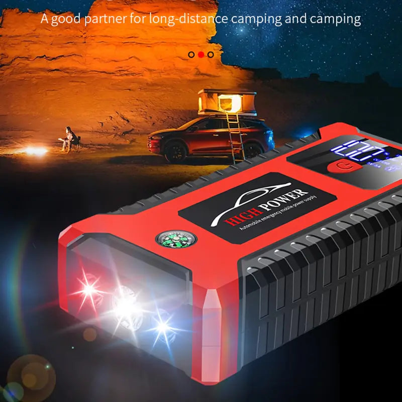 Car Jump Starter 1000A 12V Output Portable Emergency Start-up Charger