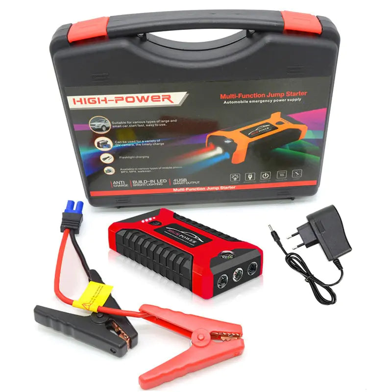 Car Jump Starter 1000A 12V Output Portable Emergency Start-up Charger