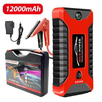 Car Jump Starter 1000A 12V Output Portable Emergency Start-up Charger