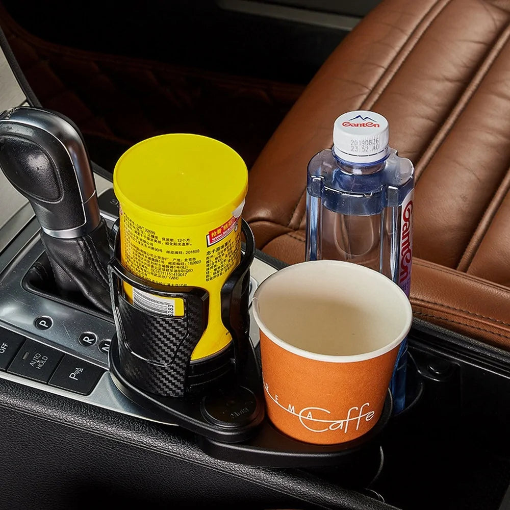 2-in-1 Multi-functional Car Cup Holder & Organizer