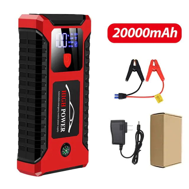 Car Jump Starter 1000A 12V Output Portable Emergency Start-up Charger